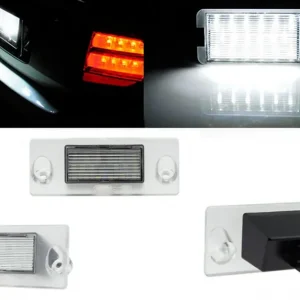 Audi A3 8L og A4 B5 LED Nummerpladelys - Lige stik | Særtilbud