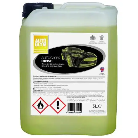 Autoglym Autogloss Rinse - Skyllevoks 25L - Populær