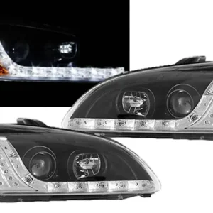 Outlet | Ford Focus II Forlygter Dayline JunYan Sort 04-08 - LED Blink