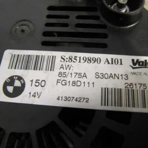 VALEO GENERATOR, BMW 1 F20/21 11-18 - Netop kommet