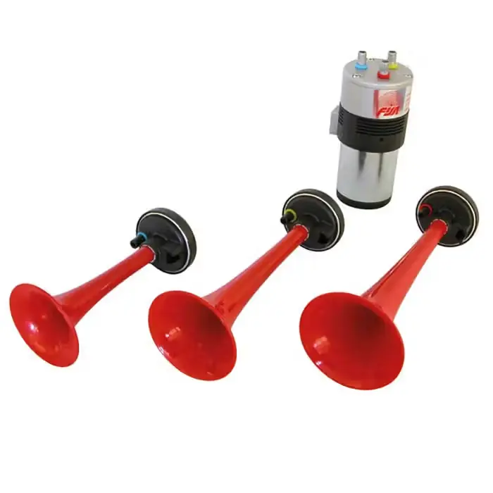 Så længe lager haves | CARPOINT 12 volt 3-tonet spillehorn 116db