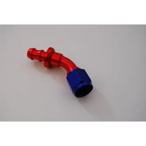 Aluminum Fitting, Push on hose fitting 45 grader str. AN 6 (RPC Racing Power Company) | Kampagnepris