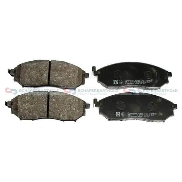 Begrænset lager - Bremseklodser 17 mm, WVA 23698, ZIMMERMANN - til INFINITI, NISSAN, RENAULT