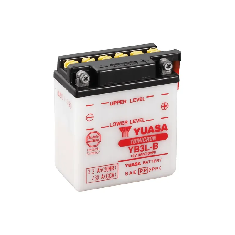 Yuasa - 12V 3.2Ah 30A Batteri - 102121 | Netop kommet