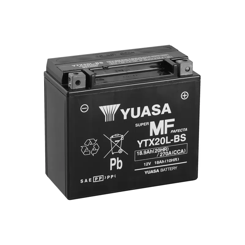 Yuasa - 12V 18.9Ah 270A Batteri - 102190 | Populært valg