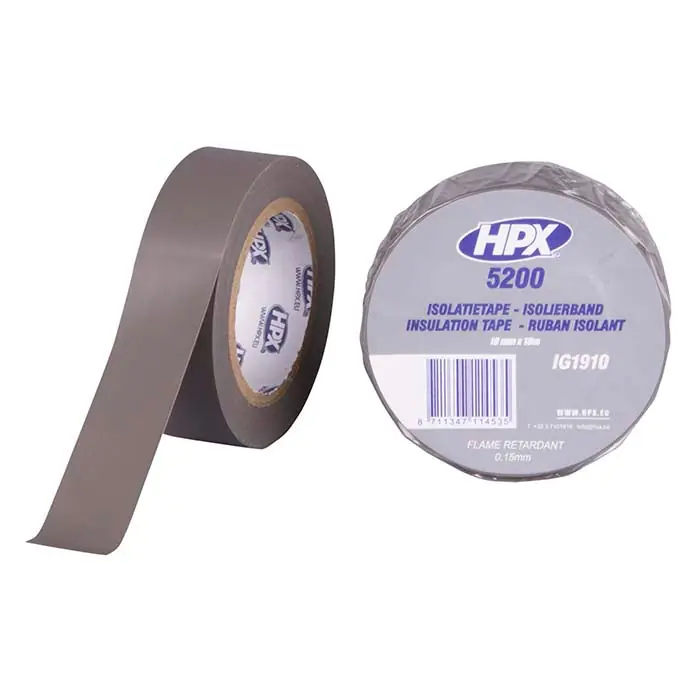 HPX isolerbånd grå 19mm x 10m | Få tilbage