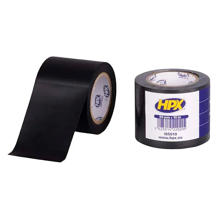 HPX isolerbånd sort 50mm x 10m | Ekspreslevering