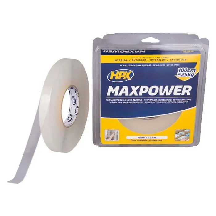 Prisnedsættelse - HPX max power klar 19mm x 16,5m