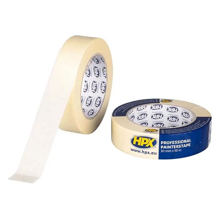HPX afdækningstape op til 60 grader, creme, 30mm x 50m | Kundernes favoritter