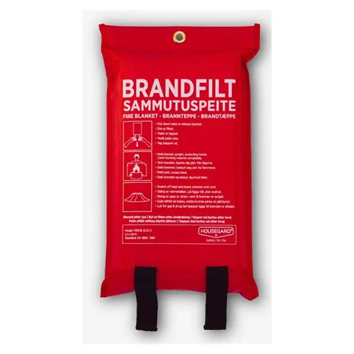 Premium | Brandtæppe 120x180 cm Housegard 1 stk - max 550 grader