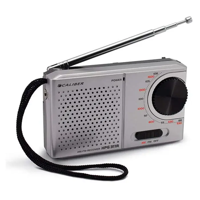 Nu tilgængelig - Caliber HPG311R Bærbar Lomme FM Radio