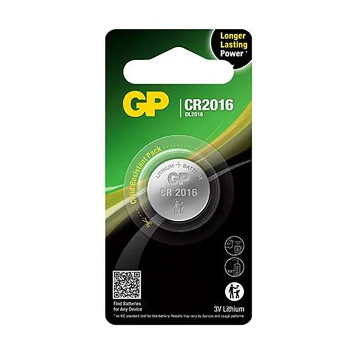 Kundernes favorit | Gp CR2016 batteri 1 stk.