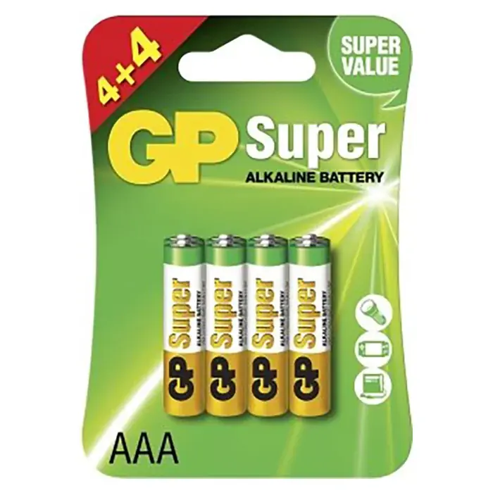Bestseller - Gp lr03/aaa batterier 8 stk.
