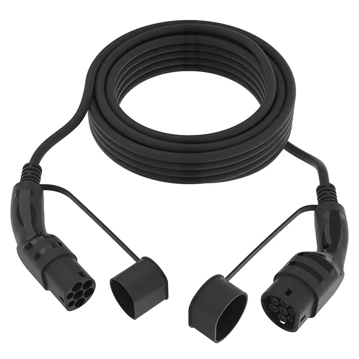 Bestil direkte - Ladekabel Type-2 16A 3-faset 5 Meter