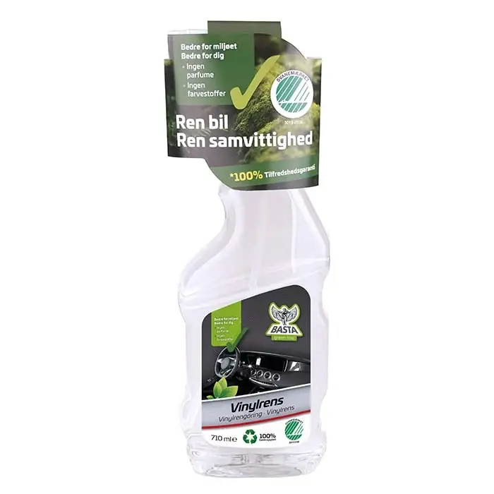 Basta Greenline vinylrens 710ml svanemærket | Eftertragtet