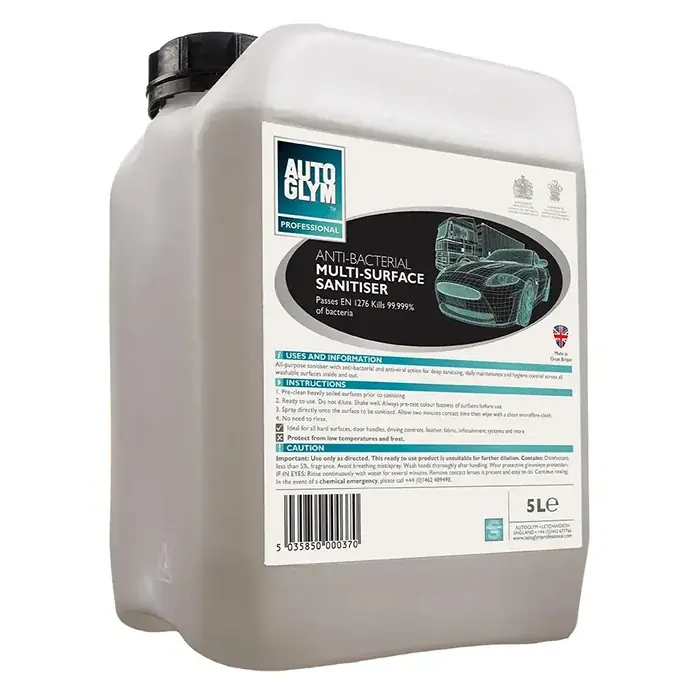 Autoglym Anti-Bakteriel Rensevæske 5L | Udsalg