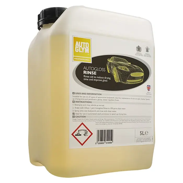 Kundernes favoritter | Autoglym Autogloss Rinse 5L Skyllevoks