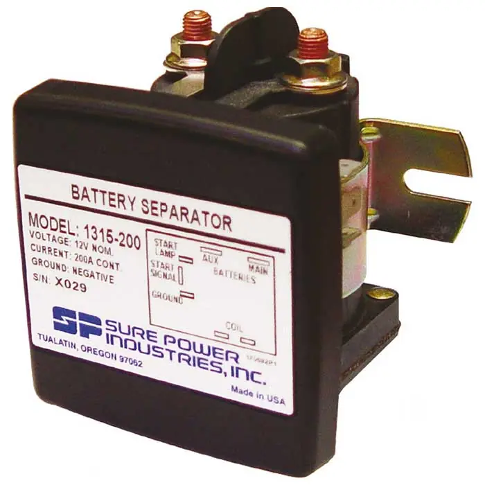 DEFA batteriseparator 12v 200a - Udsalg