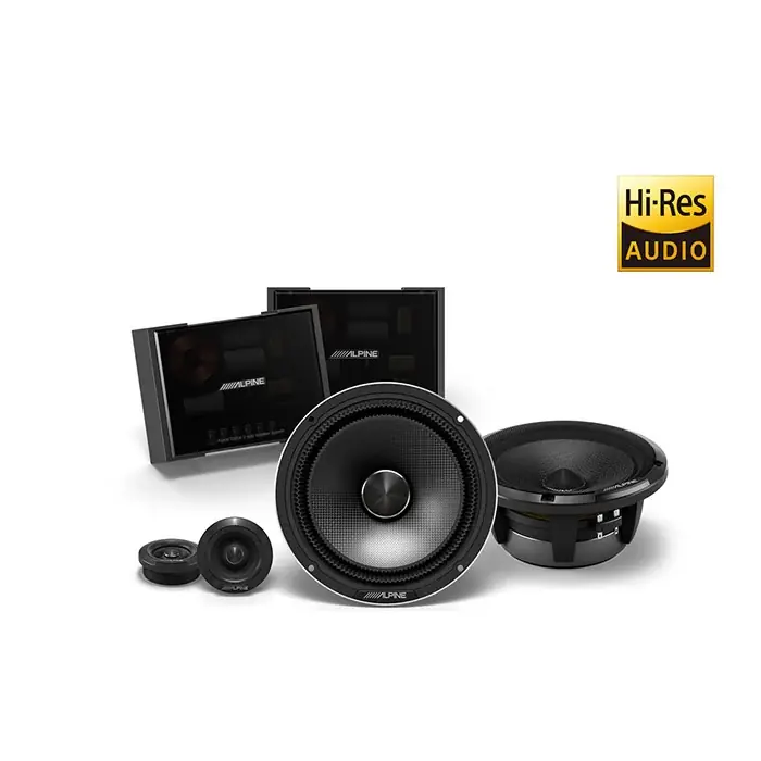 Alpine status HDZ-65CS 6,5" 2 vejs komp. højtt.sæt slim - Supergod pris