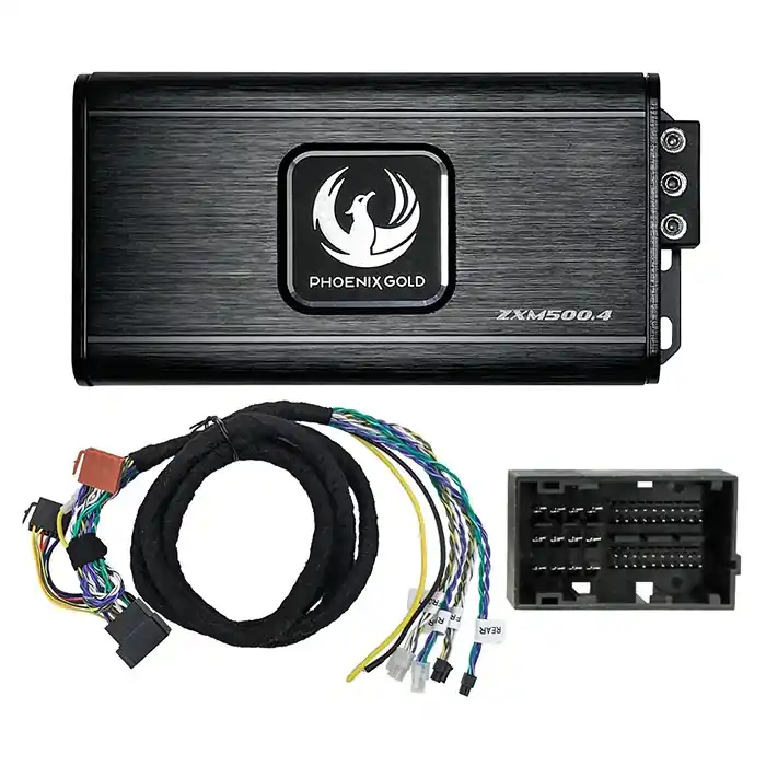 Phoenix Gold Fiat 500W 4x125W Plug-N-Play forstærker | Klar til levering