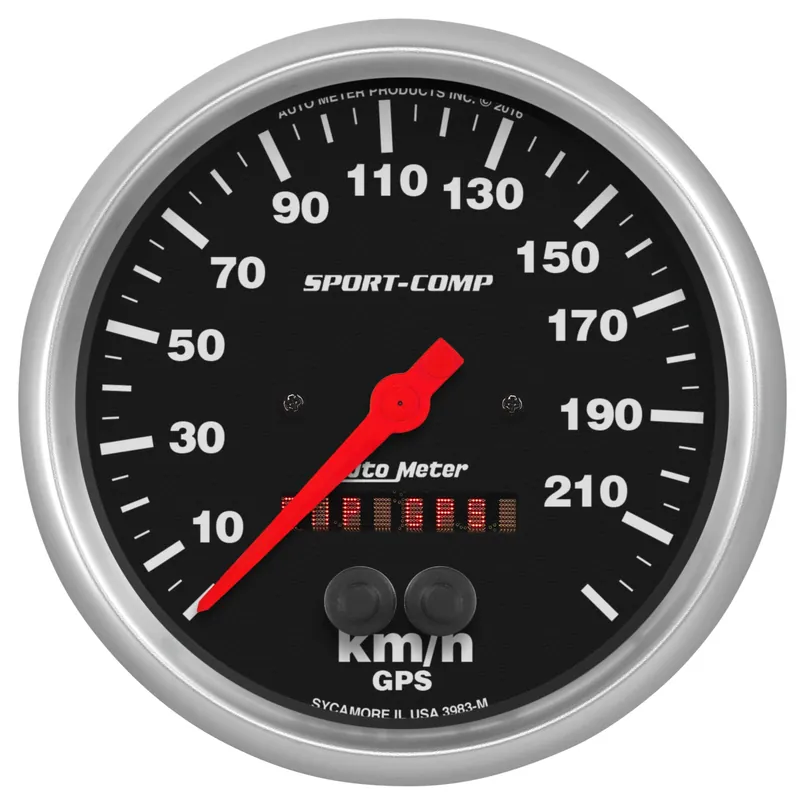 5" Speedo, 225 Km/H, Gps, Sport-Comp | Nytilføjet
