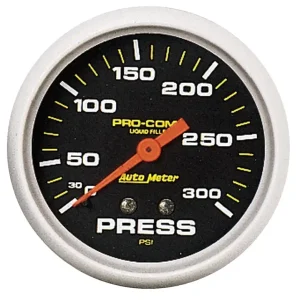 2-5/8" Pressure, 0-300 Psi, Liquid Filled, Pro-Comp | Kundernes favorit