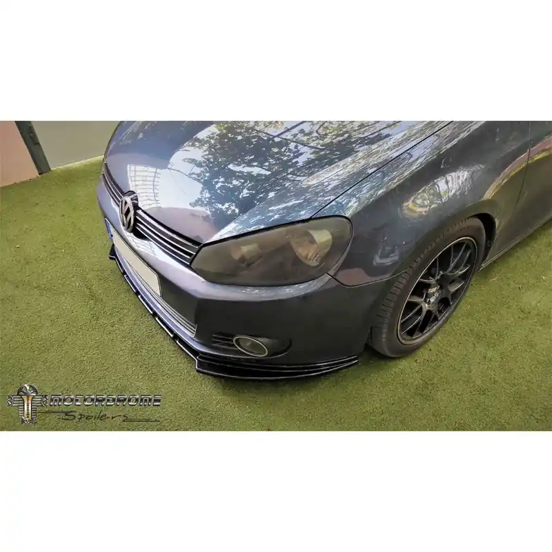 Kun kort tid | Motordrome, Front spoiler, passer til Volkswagen Golf VI 2008-2012 excl. GTi/GTD/R/Plus (ABS)