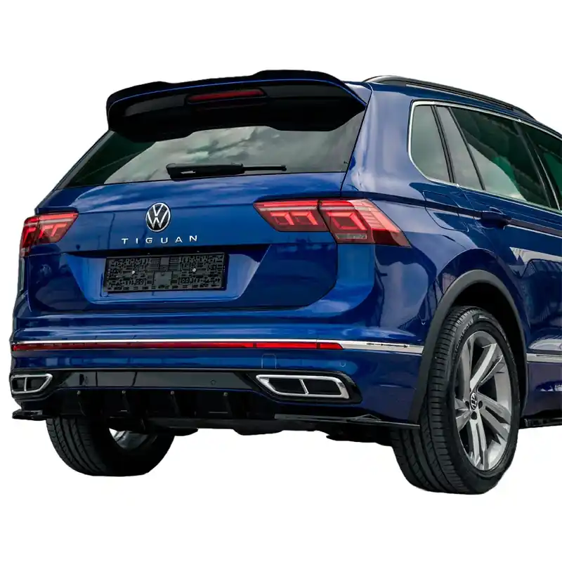 Ny vare | OneWay, Bagkofanger splittere, Glossy sort, Passer til Volkswagen Tiguan II R-Line Facelift (2020-2024)
