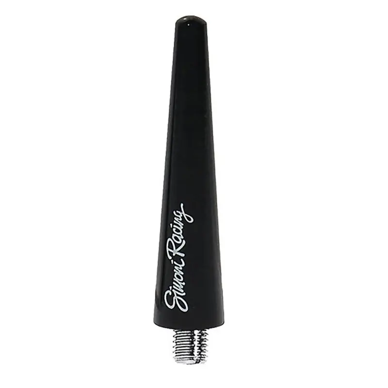 Simoni Racing, Aluminium Antenne - Kort - 6cm - Sort | Netop ankommet