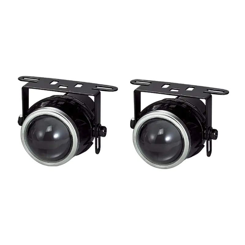 Topkvalitet - AutoStyle, Universelle Tågeforlygter Klare - H3-12V-55W - 40mm Linse - ECE-R19 E-Mærket