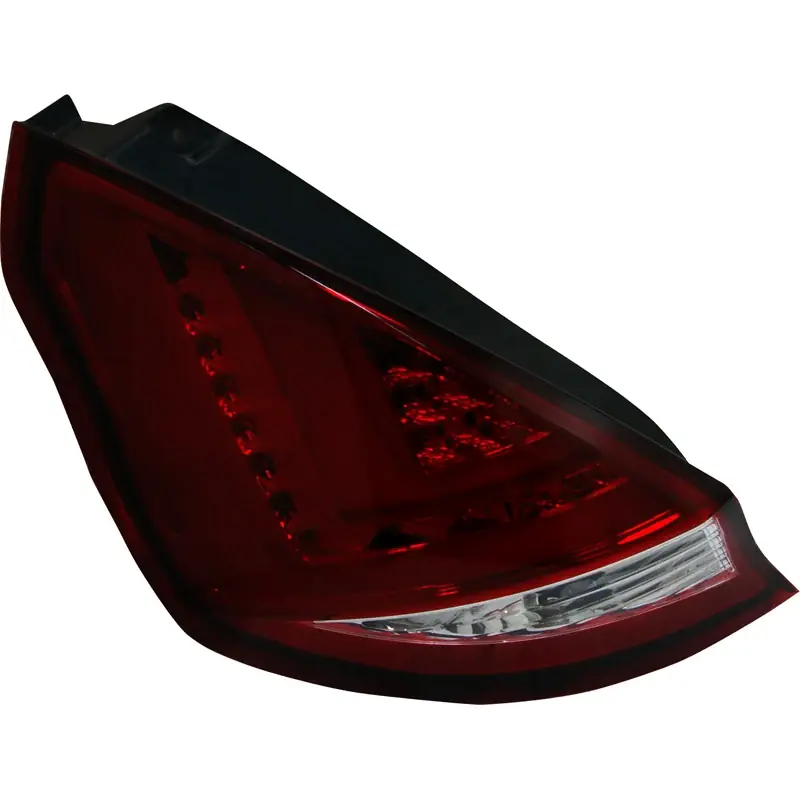 AutoStyle, LED baglygter, passer til Ford Fiësta VII 3/5-døre 2008-2012 - Red/Clear - Høj kvalitet