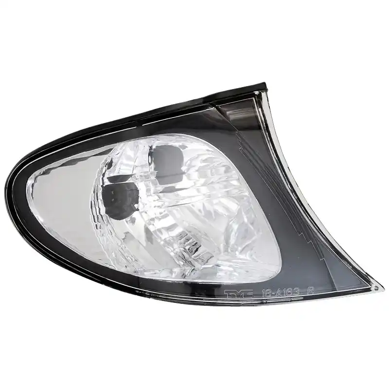 AutoStyle, forblinklys, passer til BMW 3-Series E46 Sedan/Touring 2001-2003 - Crystal/sort - Fabrikspris
