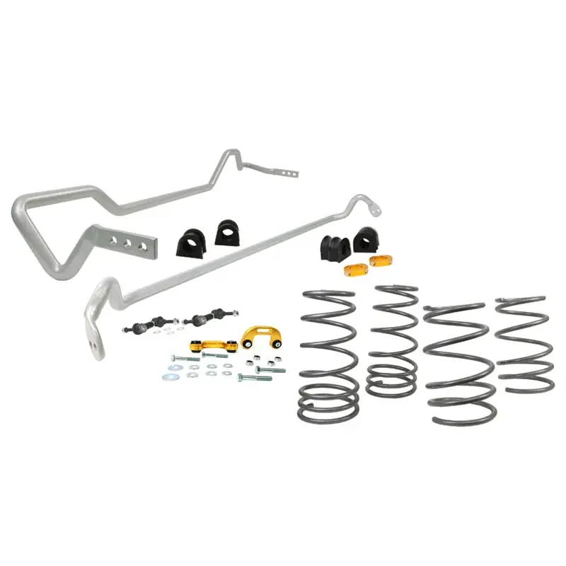 Whiteline, Grip Series 1 Stabiliser Bar and Lowering Spring Vehicle Kit, passer til Subaru Impreza Sedan GD 2.0 4WD 2005- | Netop kommet