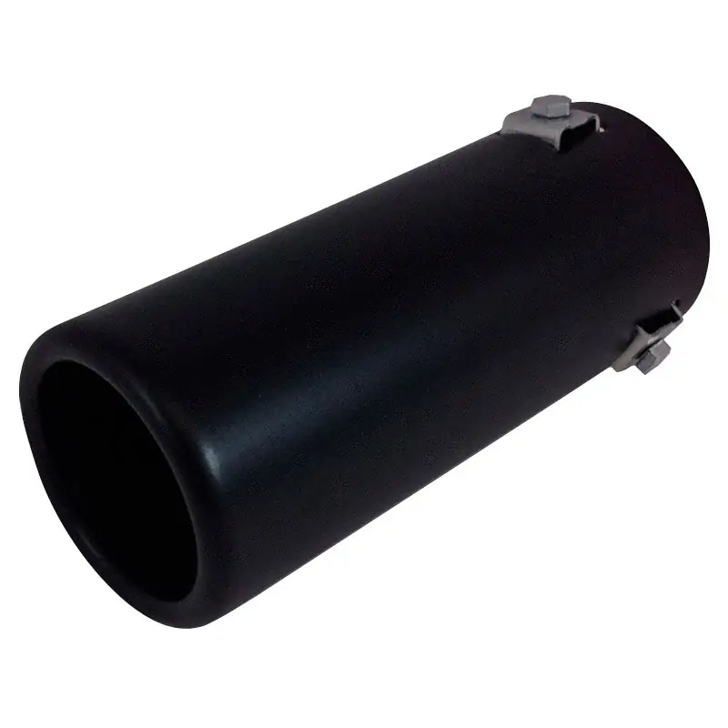 AutoStyle, Ekshaust Trim - Sort - Rund 70mm - L170mm - 35-66mm - Nu tilgængelig