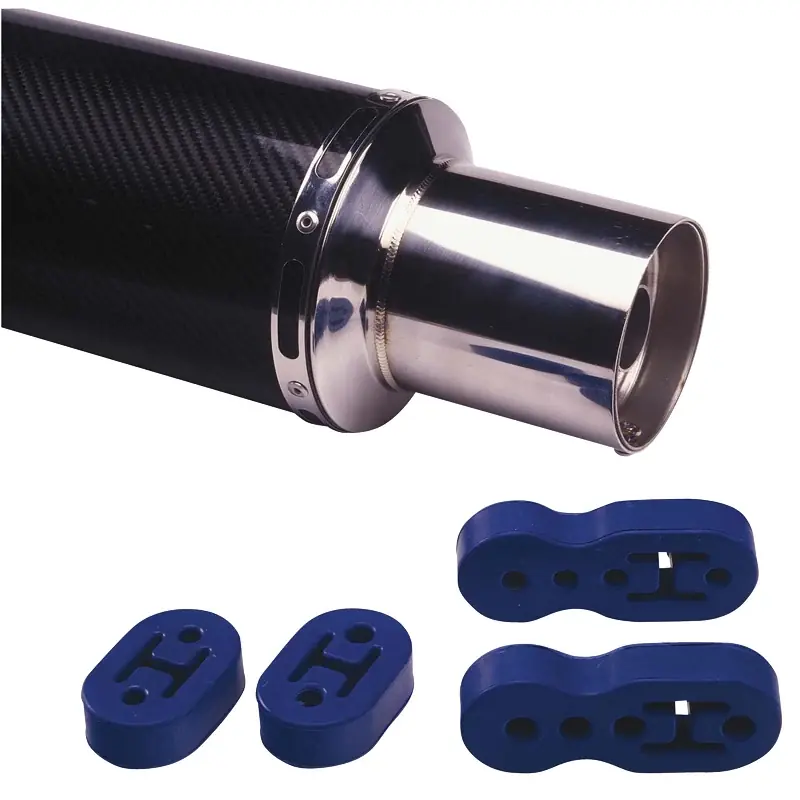 AutoStyle, Universelle Udstødningsgummier - Sort - 2x12mm - Sæt af 2 stk. | Ny vare