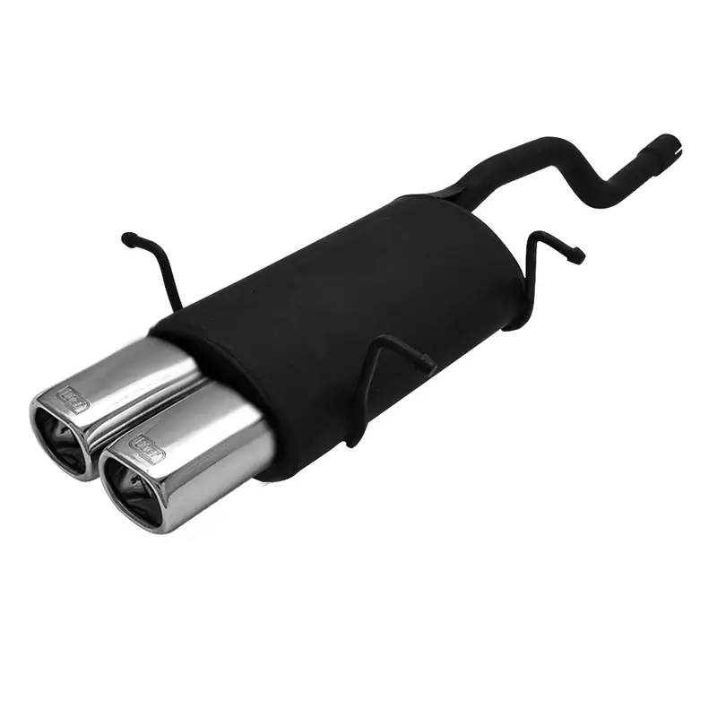 Ulter Sport, Sportudstødning, Rustfrit stål, Passer til Suzuki Swift II HB 1.0i/1.3i (1989-2005), 2x 80x65mm - Stærkt tilbud