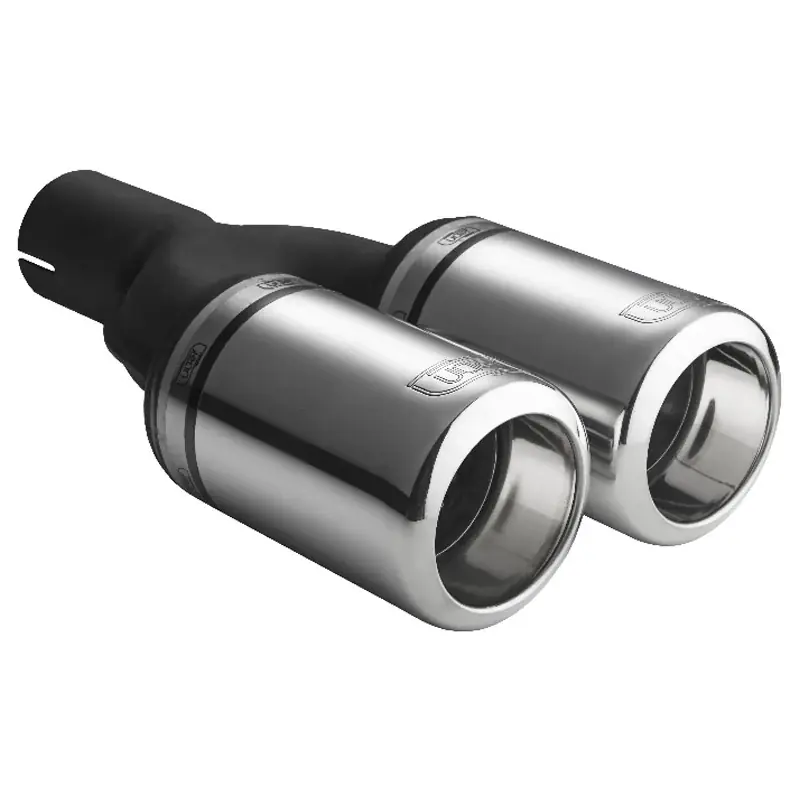 Bedst sælgende - Ulter Sport, Rørhale - Double Round Ø80mm Big Rim - Length 200mm - Installation ->50mm - Inox