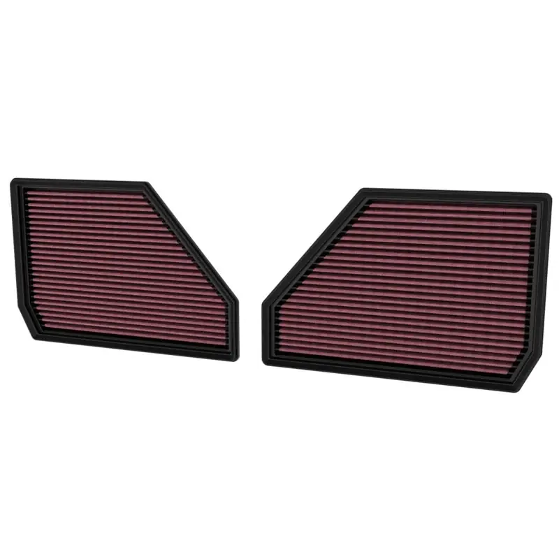 K&N, Panelfilter, Passer til BMW X5 (G05), X6 (G06), X7 (G07), XM (G09) 4.4L V8, Sæt af 2 stk, 33-5144 | Populært valg