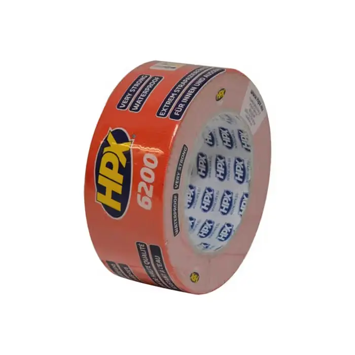 HPX Gaffatape rød, 50 mm x 25 m - Bedst sælgende