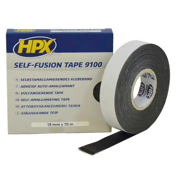 Spar ekstra | HPX HPX selv vulk. tape sort 19mm x10m