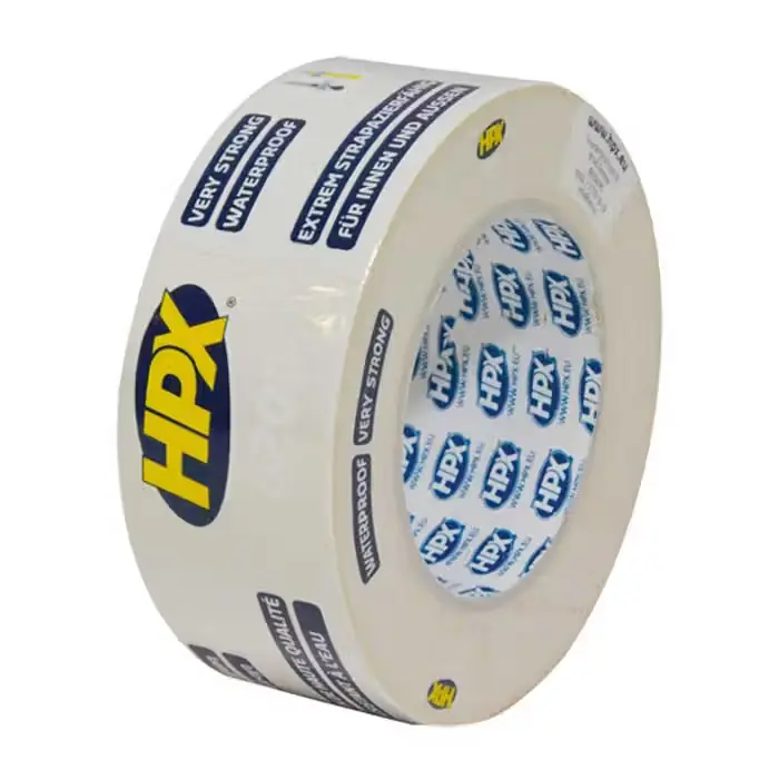 HPX Gaffatape hvid, 50 mm x 25 m | Spar nu