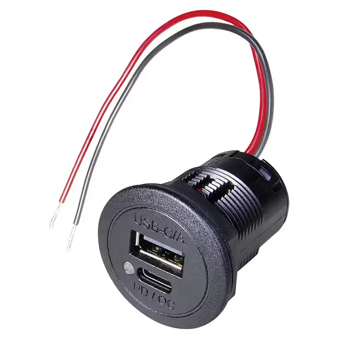 PROCAR USB-C / USB-A stik til indbygning - Populær