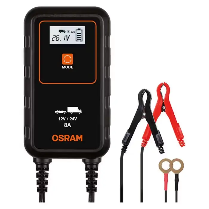 OSRAM Osram Batterilader 8A, 1,5m kabel - Kun denne uge