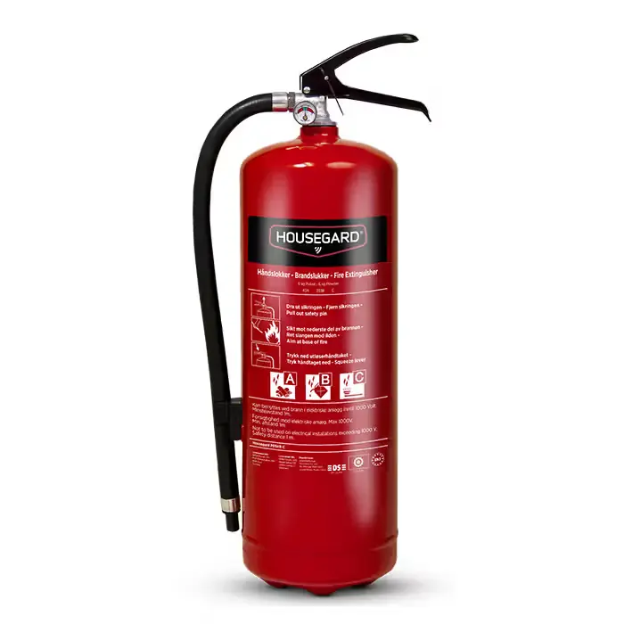 HOUSEGARD Housegard brandslukker, pulver, 6 kg. - Klar til afsendelse