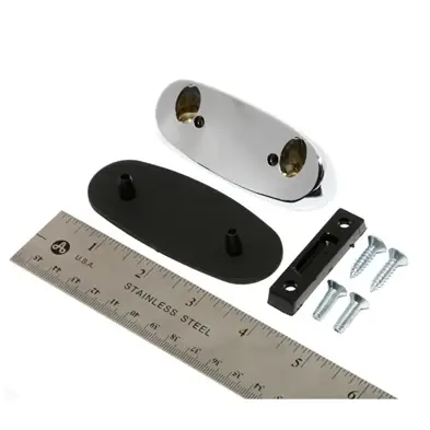 Krom fod til spejl GAM216A & 215A - Hurtig levering