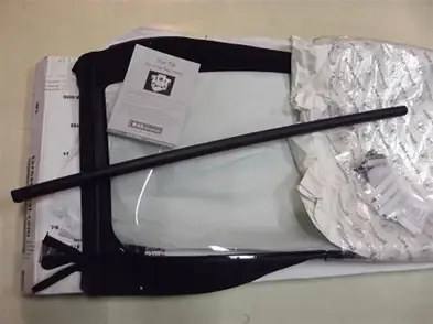Bagrude vinyl MGF/TF - sortstof | Nedsat pris
