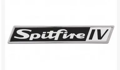 Favorit blandt kunder | Spitfire Mk4 skilt til motorhjelm